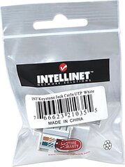 Moduuli Keystone Intellinet RJ45 UTP Cat5e valkoinen Punch-Down-yksikkö hinta ja tiedot | Intellinet Televisiot ja lisätarvikkeet | hobbyhall.fi