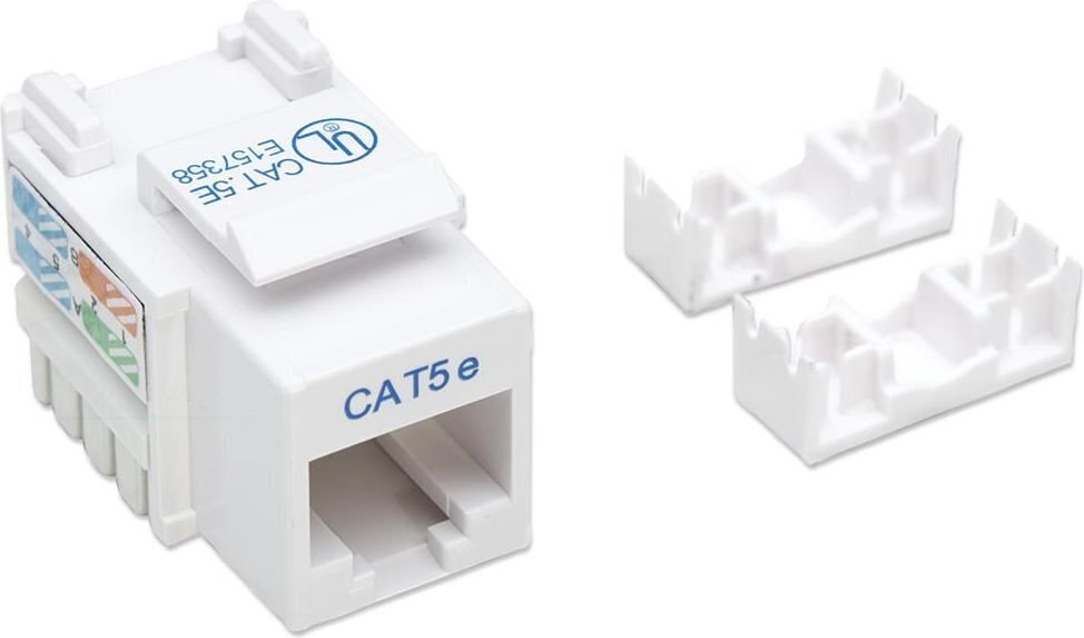 Moduuli Keystone Intellinet RJ45 UTP Cat5e valkoinen Punch-Down-yksikkö hinta ja tiedot | Kaapelit ja adapterit | hobbyhall.fi