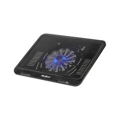 Rebel Notebook Cooler up to 14'' Pad Stand / Silent fan / LED / USB hinta ja tiedot | Kannettavien tietokoneiden lisätarvikkeet | hobbyhall.fi