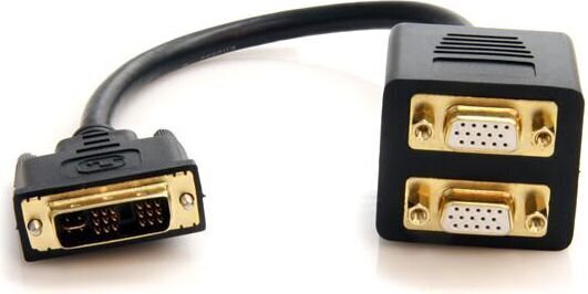 Adapteri StarTech DVISPL1VV DVI-I 2xVGA. hinta ja tiedot | Adapterit | hobbyhall.fi