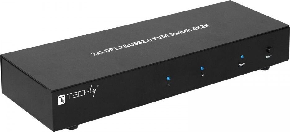 Jungiklis Techly DisplayPort/USB 2x1 kaksoispään video 4K * 30Hz KVM hinta ja tiedot | Verkkokytkimet | hobbyhall.fi