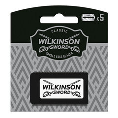 Varaterät Wilkinson Sword Double Edge Blade 5 kpl hinta ja tiedot | Wilkinson Hajuvedet ja kosmetiikka | hobbyhall.fi