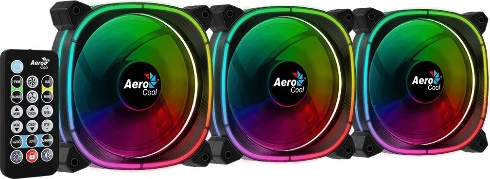 Aerocool ACF3-AT10217.02 hinta ja tiedot | Tietokoneen tuulettimet | hobbyhall.fi