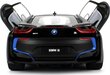 -BMW i8 RASTAR 1:14 RTR - musta hinta ja tiedot | Poikien lelut | hobbyhall.fi