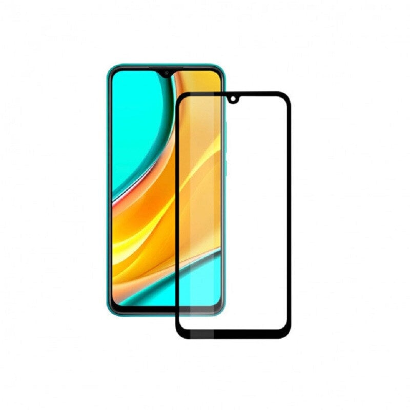 Xiaomi Redmi 9 FG Tempered 2.5D Screen Glass By Ksix Black hinta ja tiedot | Näytönsuojakalvot ja -lasit | hobbyhall.fi