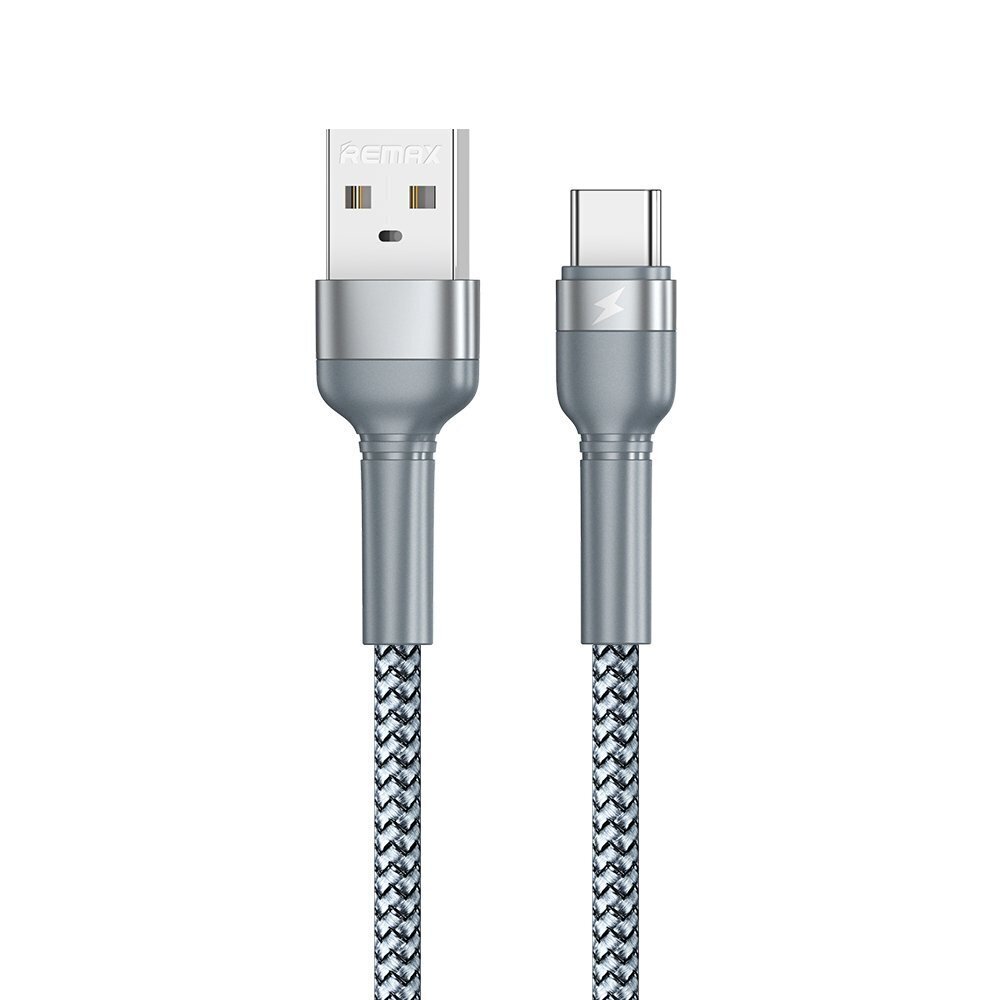 -Remax USB – USB Type C -kaapelin lataus tiedonsiirto 2,4 A 1 m hopea (RC-124a hopea) hinta ja tiedot | Puhelinkaapelit | hobbyhall.fi