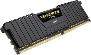 Corsair Vengeance LPX, DDR4, 8 GB, 3200 MHz, CL16 ( CMK8GX4M1E3200C16 ) hinta ja tiedot | Muisti (RAM) | hobbyhall.fi