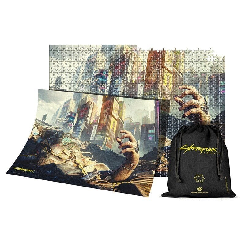 Jigsaw Cyberpunk 2077: Käsi, 1000 d. hinta ja tiedot | Palapelit | hobbyhall.fi