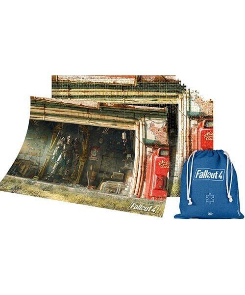 Puzzle Fallout 4 Garage, 1000 kpl. hinta ja tiedot | Palapelit | hobbyhall.fi