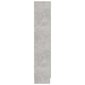 vidaXL Vitriinikaappi betoninharmaa 82,5x30,5x150 cm lastulevy hinta ja tiedot | Hyllyt | hobbyhall.fi