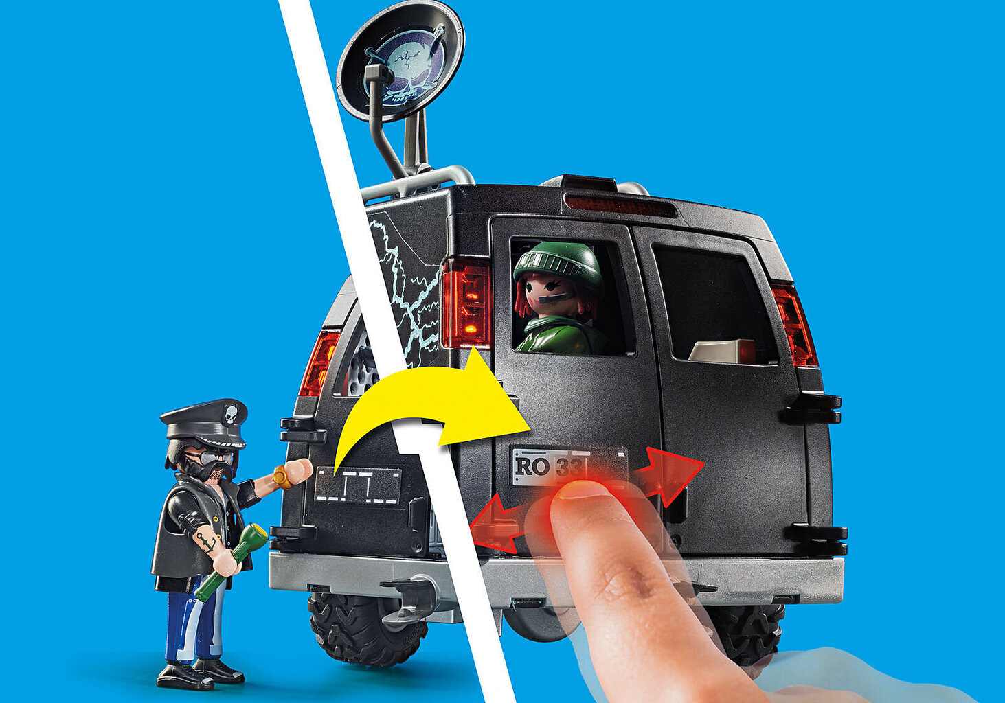 70575 PLAYMOBIL® City Action, poliisitehtävä helikopterilla hinta ja tiedot | LEGOT ja rakennuslelut | hobbyhall.fi