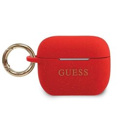 -GUACAPSILGLRE Guess Silicone Case for Airpods Pro Red hinta ja tiedot | Guess Tietokoneet ja pelaaminen | hobbyhall.fi