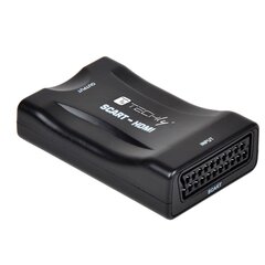 Sovitin Techly AV Euro SCART į HDMI 720p/1080p hinta ja tiedot | Kaapelit ja adapterit | hobbyhall.fi