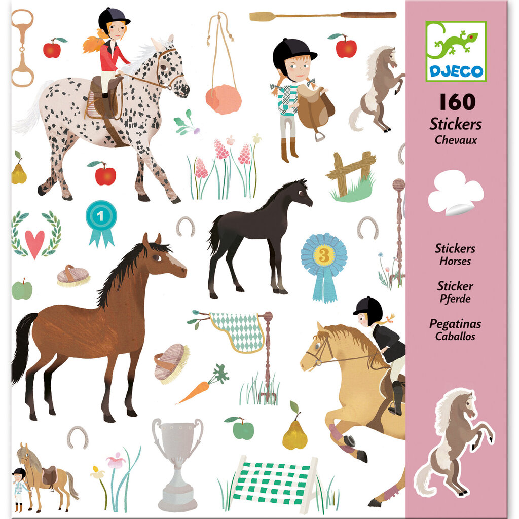 160 tarraa - Hevoset DJECO DJ08881 hinta ja tiedot | Kehittävät lelut | hobbyhall.fi