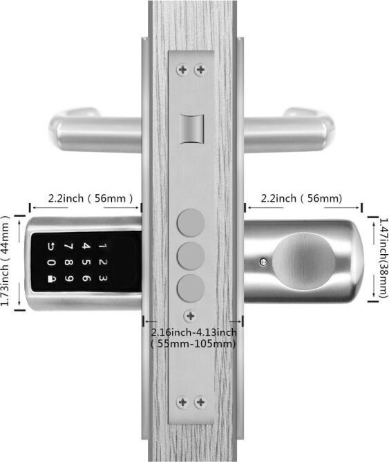 Älykäs elektroninen lukko Woox, R7056 ZigBee hinta ja tiedot | Älylaitteiden lisätarvikkeet | hobbyhall.fi