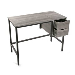 --Pöytä PVC Teräs Puu MDF (48 x 76 x 100 cm) hinta ja tiedot | Tietokonepöydät ja työpöydät | hobbyhall.fi