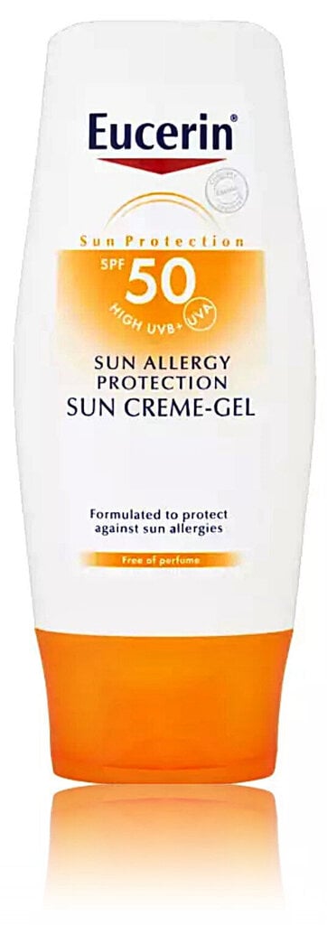 Aurinkovoide herkälle iholle Eucerin Sun LEB-PLE Protect SPF50 + 150 ml hinta ja tiedot | Aurinkovoiteet | hobbyhall.fi