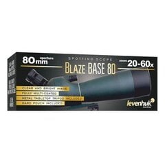 Yksivärinen Levenhuk Blaze BASE 80. hinta ja tiedot | Kiikarit | hobbyhall.fi