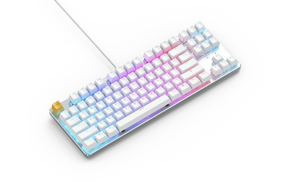 Glorious PC Gaming Race GMMK TKL White Ice Edition Gateron Brown hinta ja tiedot | Näppäimistöt | hobbyhall.fi