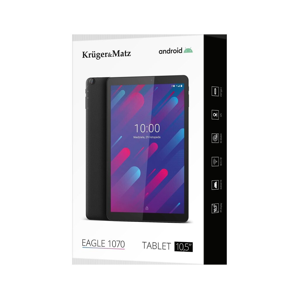 Kruger & Matz Eagle 1070. hinta ja tiedot | Tabletit | hobbyhall.fi