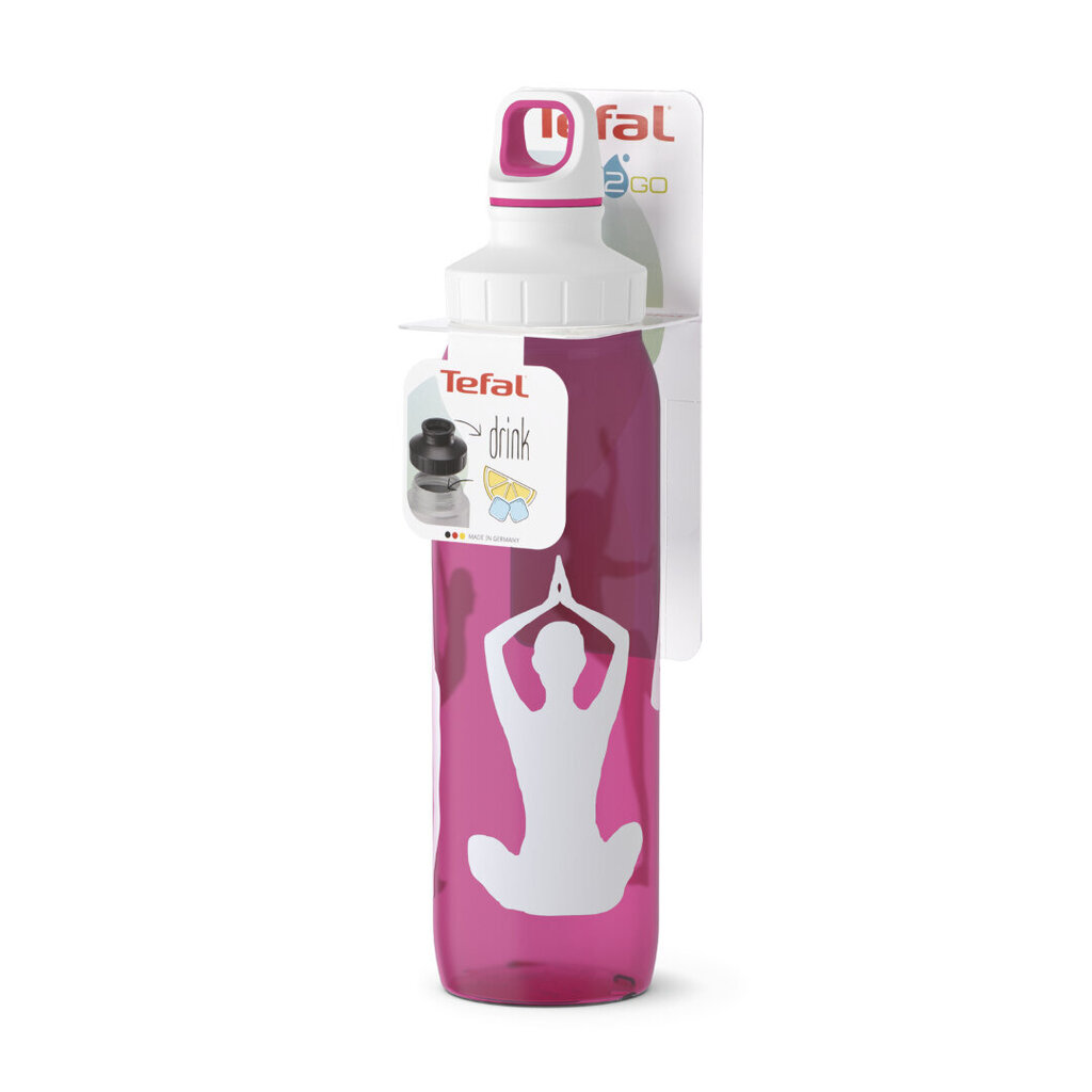 Tefal Juomapullo Drink 2 Go Yoga 700ml hinta ja tiedot | Juomapullot | hobbyhall.fi