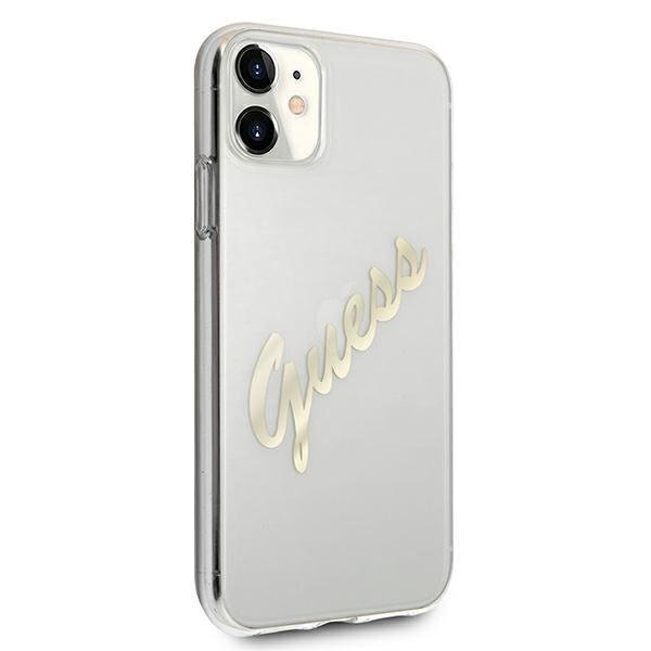 Puhelin kotelo Guess GUHCN61KTRSVGO iPhone 11 6.1". hinta ja tiedot | Puhelimen kuoret ja kotelot | hobbyhall.fi