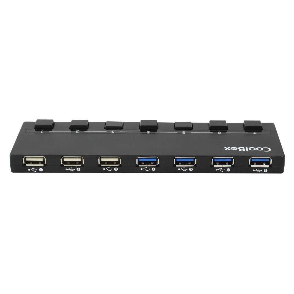 USB-jakaja CoolBox HUBCOO356A hinta ja tiedot | Adapterit | hobbyhall.fi