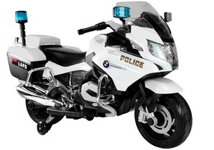 Lasten sähkömoottoripyörä BMW R1200 Police, valkoinen hinta ja tiedot | Lasten sähköautot | hobbyhall.fi