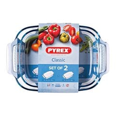 Uunin astiasetti Pyrex Classic, borosilikaattilasi, 2 kpl hinta ja tiedot | Pyrex Koti ja keittiö | hobbyhall.fi