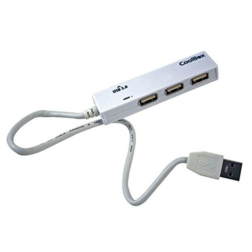 USB-keskitin CoolBox COO-H413 hinta ja tiedot | Adapterit | hobbyhall.fi