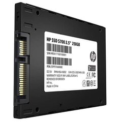 HP S700 250 GB SSD hinta ja tiedot | Kovalevyt | hobbyhall.fi