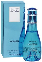 Davidoff Cool Water Woman EDT Hajuvesi naisille 50 ml hinta ja tiedot | Davidoff Hajuvedet ja kosmetiikka | hobbyhall.fi