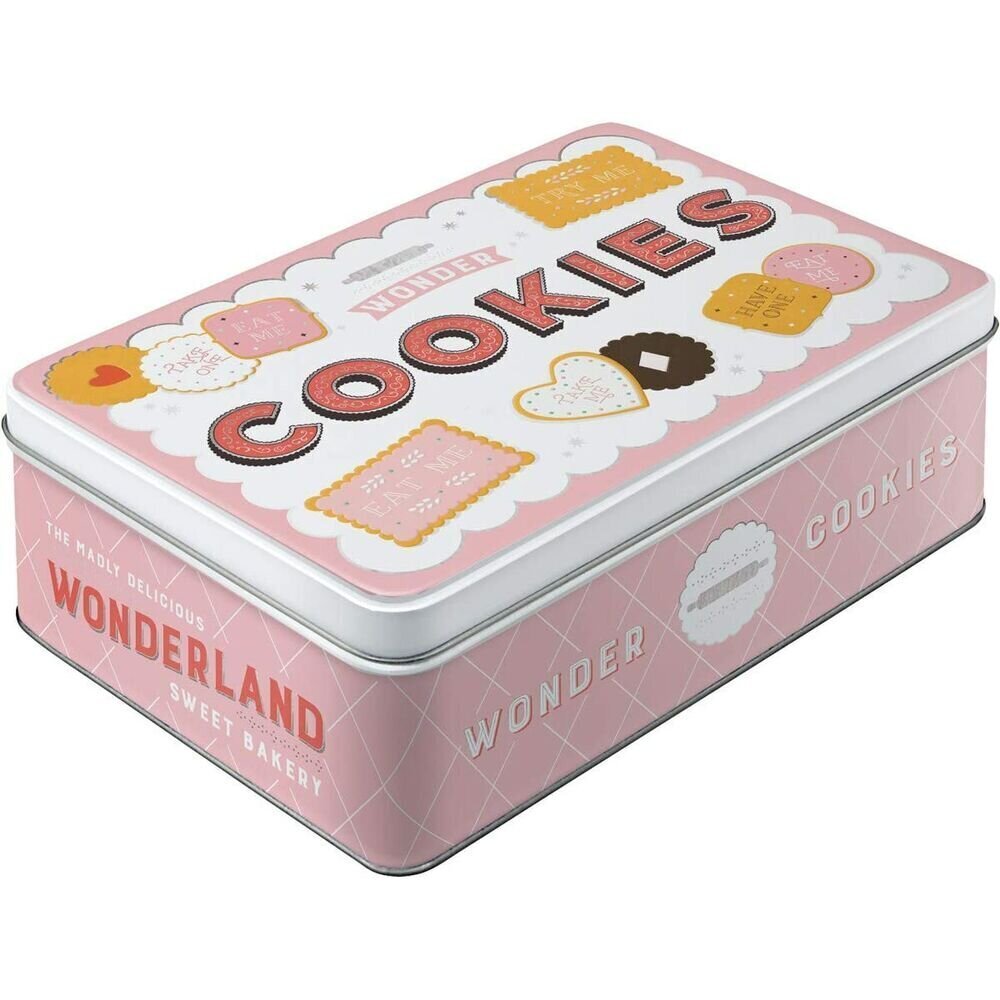 3D Wonder Cookies metallinen laatikko/tasainen hinta ja tiedot | Elintarvikkeiden säilytysastiat | hobbyhall.fi