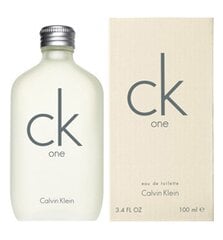 Calvin Klein CK One EDT unisex 100 ml hinta ja tiedot | Naisten hajuvedet | hobbyhall.fi