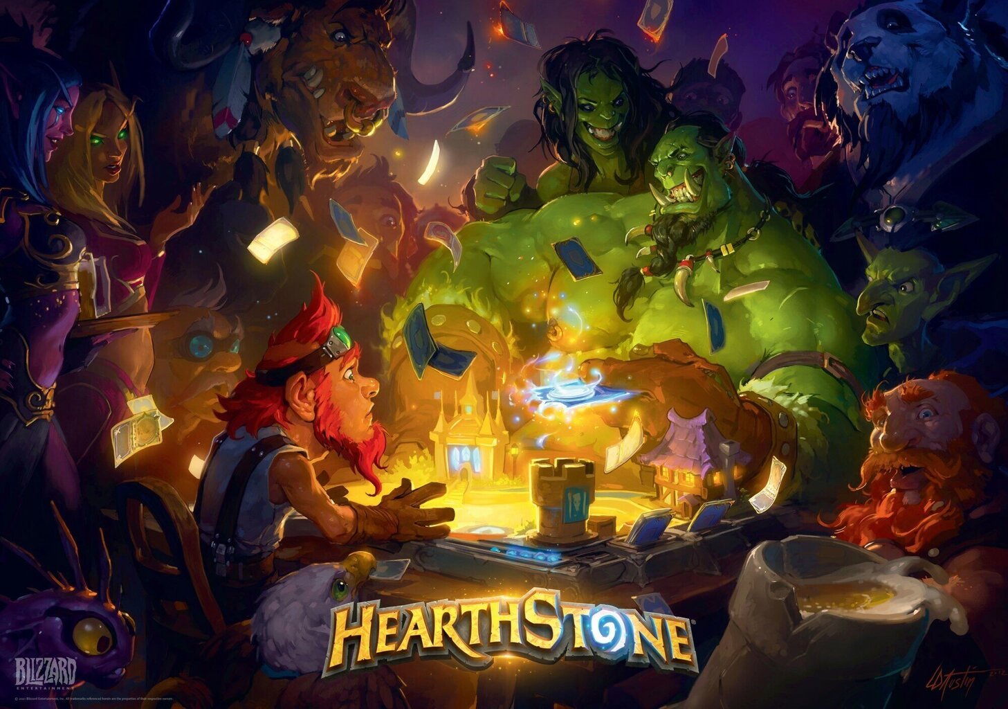 Jigsaw Hearthstone Heroes of Warcraft, 1000 d. hinta ja tiedot | Palapelit | hobbyhall.fi