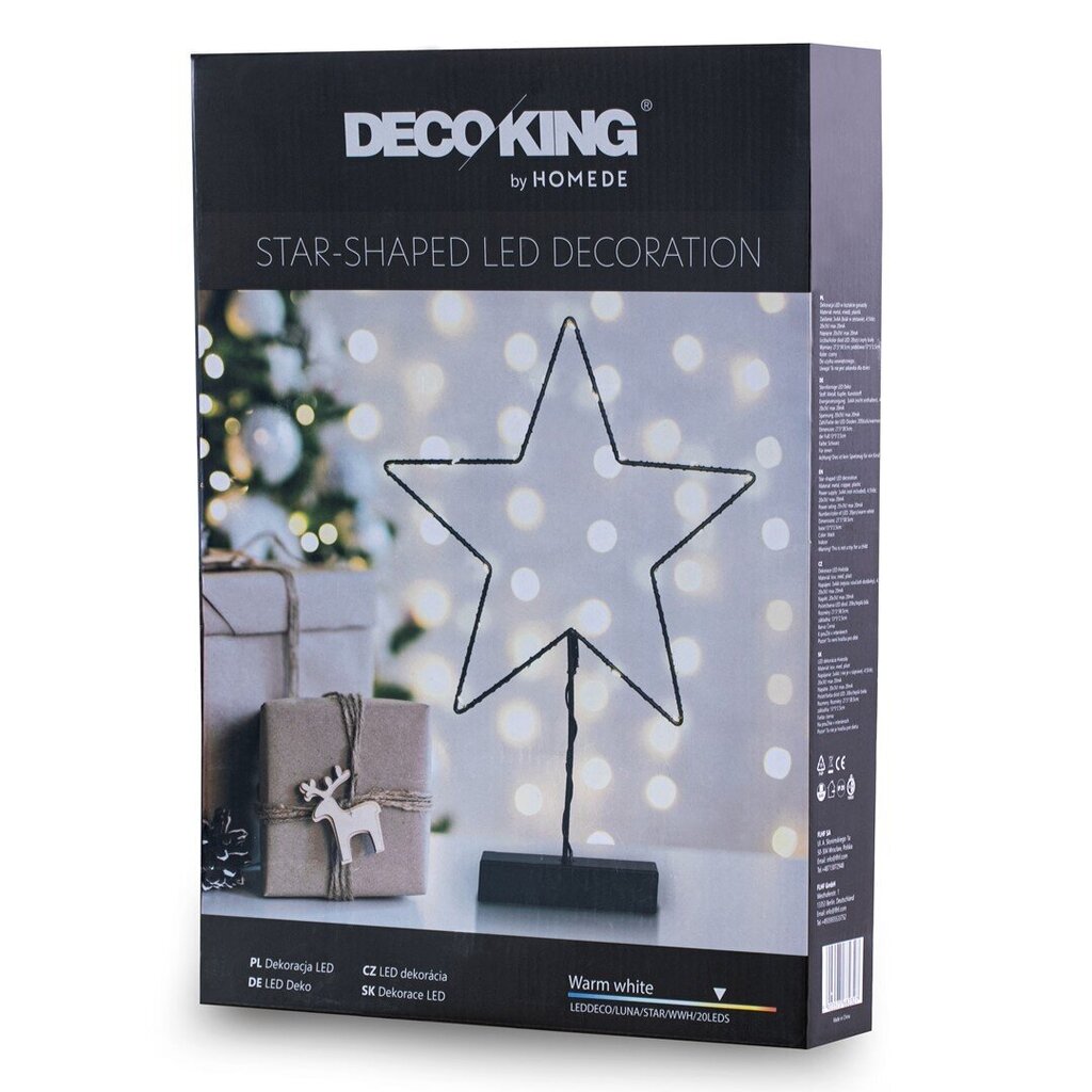 DecoKing DecoKing koristeellinen LED-valo/20LEDS hinta ja tiedot | Joulukoristeet | hobbyhall.fi