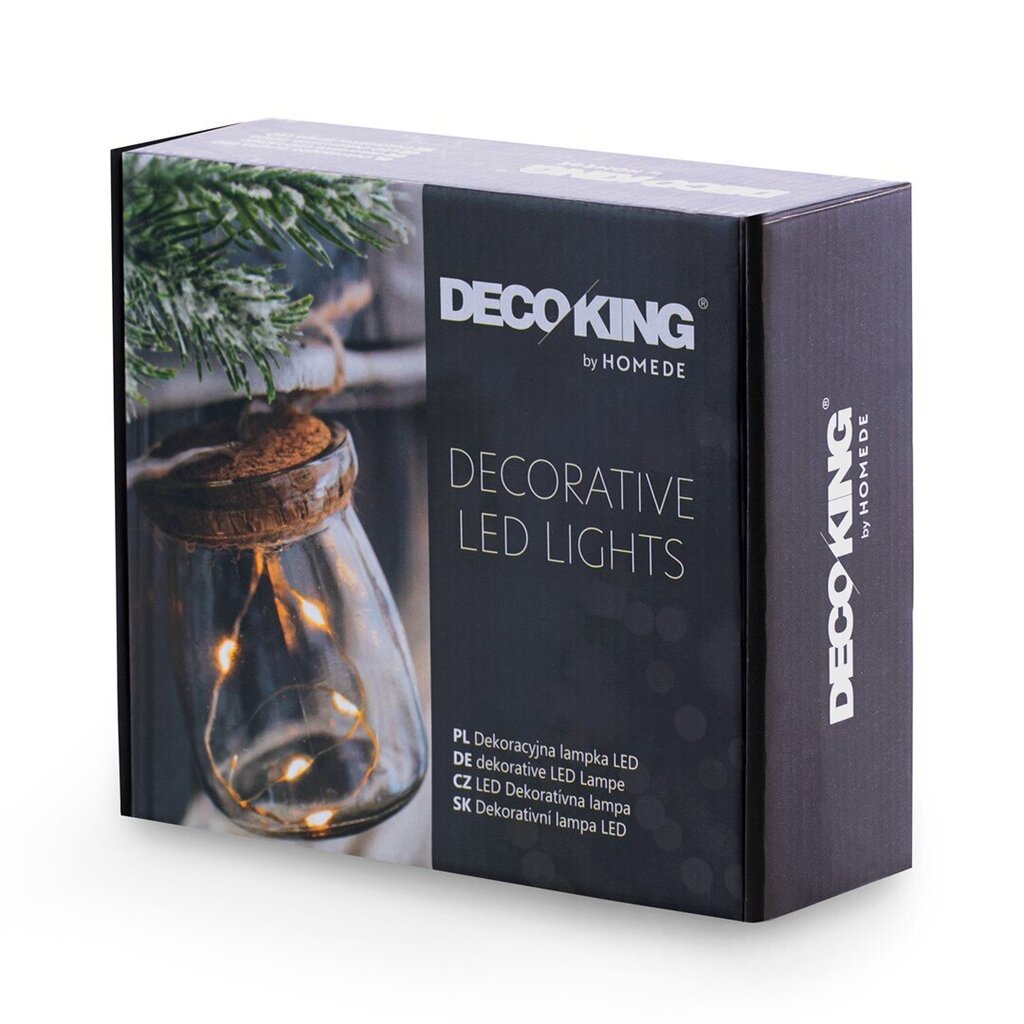 DecoKing DecoKing koristeellinen LED-valo WWH/6VNT hinta ja tiedot | Joulukoristeet | hobbyhall.fi