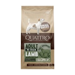 Quattro Small Breed Adult Grain Free Monoprotein Dry Food for Small Breed Dogs with Sheep Meat, 7kg. hinta ja tiedot | Quattro Lemmikit | hobbyhall.fi