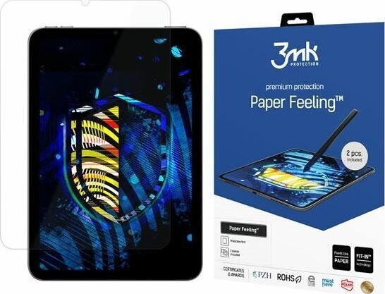 3MK Paperituntuma iPad Mini 2021 8.3" -laitteelle 8.3" hinta ja tiedot | Tablettien lisätarvikkeet | hobbyhall.fi