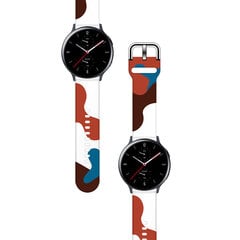 Moro varahihna Samsung Galaxy Watch 46 mm, rannekoru Camo - 8, musta hinta ja tiedot | Älykellojen ja aktiivisuusrannekkeiden lisätarvikkeet | hobbyhall.fi