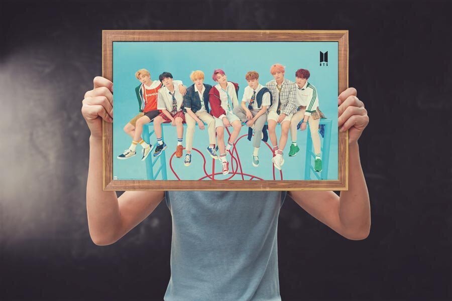 BTS kokoonpano – juliste 91,5 x 61 cm hinta ja tiedot | Taulut | hobbyhall.fi