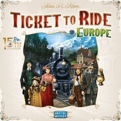Lautapeli Ticket to Ride Europe (15-vuotisjuhlapainos) EN hinta ja tiedot | Days of Wonder Lapset | hobbyhall.fi