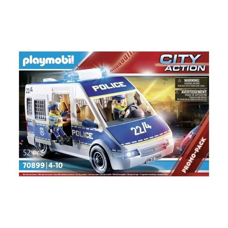 70899 PLAYMOBIL, poliisiauto valoilla ja äänellä, hinta ja tiedot | LEGOT ja rakennuslelut | hobbyhall.fi