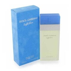 Dolce & Gabbana Light Blue EDT naiselle 100 ml hinta ja tiedot | Naisten hajuvedet | hobbyhall.fi