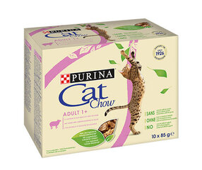 Purina Cat Chow Adult 1+ 85 g kissanpurkkiruokaa hinta ja tiedot | Purina Lemmikit | hobbyhall.fi