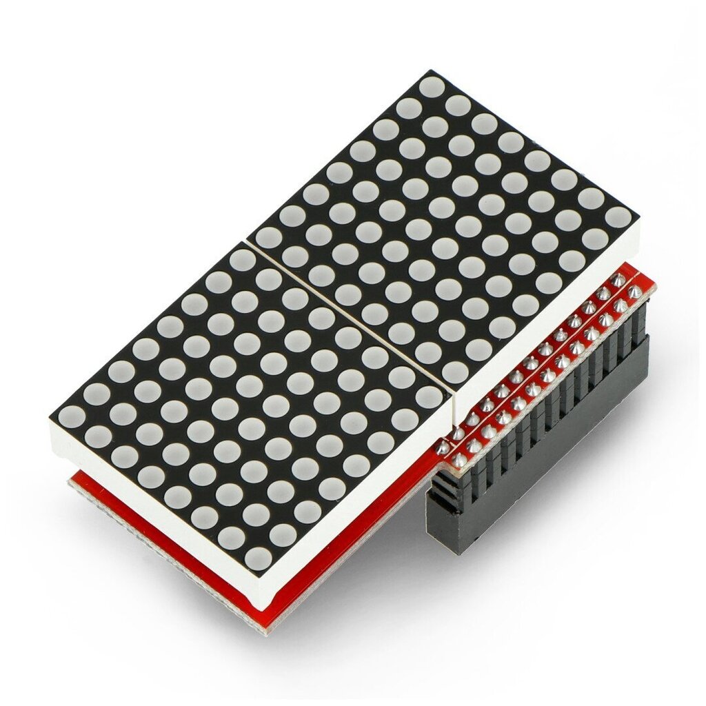 LED-matriisi 16x8 MAX7219, sopii Raspberry Pi:lle hinta ja tiedot | Mikrokontrollerit | hobbyhall.fi