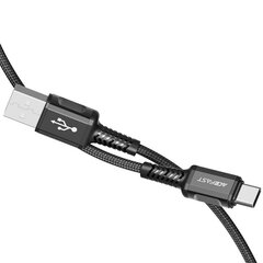 Acefast USB-kaapeli - USB Type C 1.2m, 3A musta (C1-04 musta) hinta ja tiedot | Acefast Puhelimet, älylaitteet ja kamerat | hobbyhall.fi