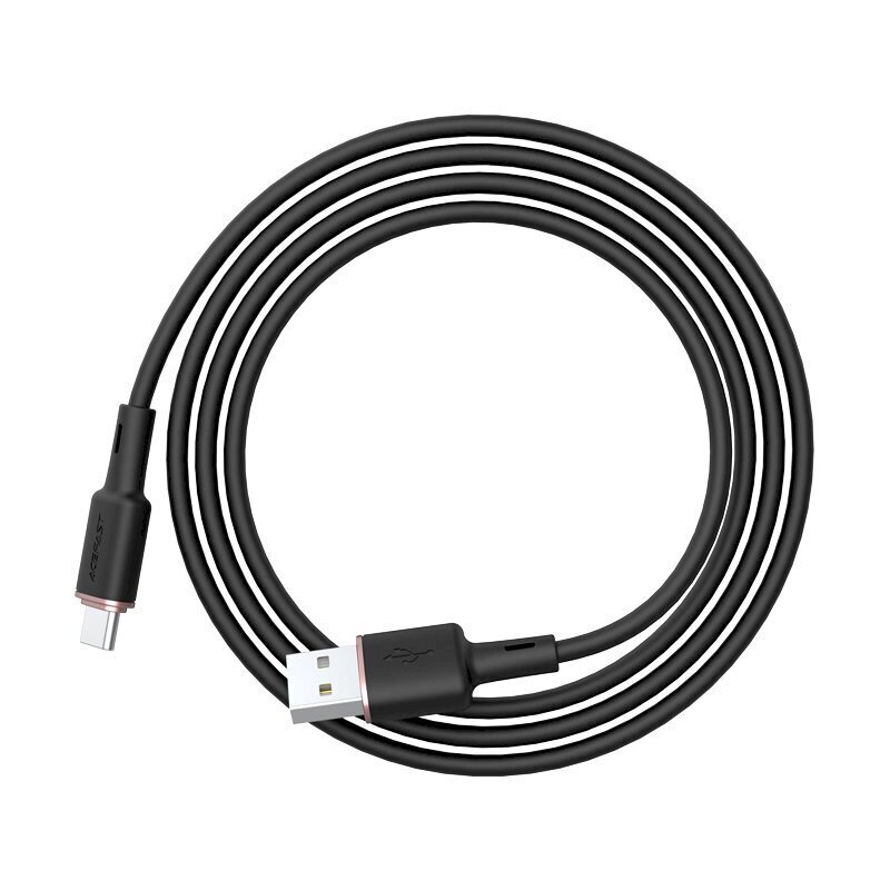 USB - USB-C kaapeli 3A 1.2m, musta hinta ja tiedot | Puhelinkaapelit | hobbyhall.fi