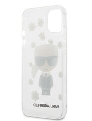 Karl Lagerfeld Ikonik Flower Case suojakuori iPhone 13 läpinäkyvä hinta ja tiedot | Puhelimen kuoret ja kotelot | hobbyhall.fi
