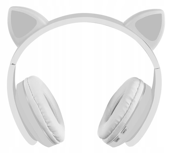 Valkoiset langattomat kissankorvaiset kuulokkeet lapsille Bluetoothin avulla. hinta ja tiedot | Kuulokkeet | hobbyhall.fi